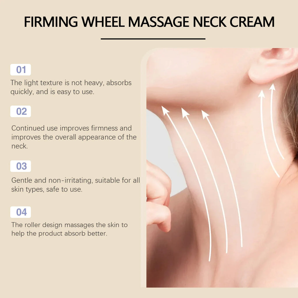 Neck Firming Roller Cream – Tightening & Moisturizing Lotion