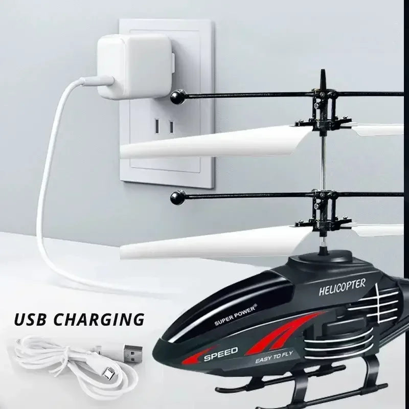 Mini RC Helicopter Drone Toy – App-Controlled & Rechargeable