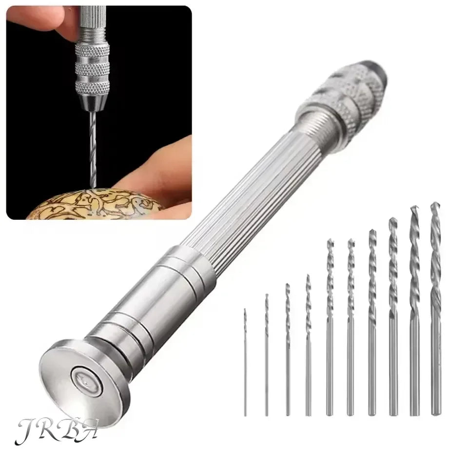 1 0 8- Mini Micro Hand Drill Woodworking Drilling Tools Models Hobby