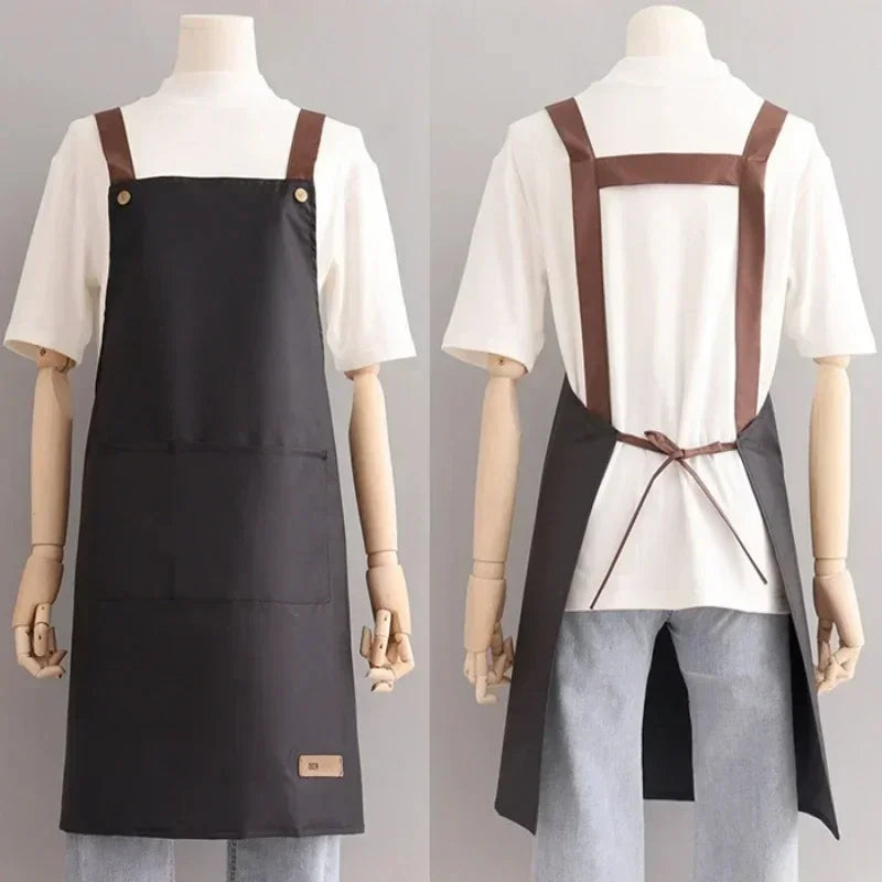 Resistant Dirt Apron Waterproof Oil Household Kitchen Cooking Fashion