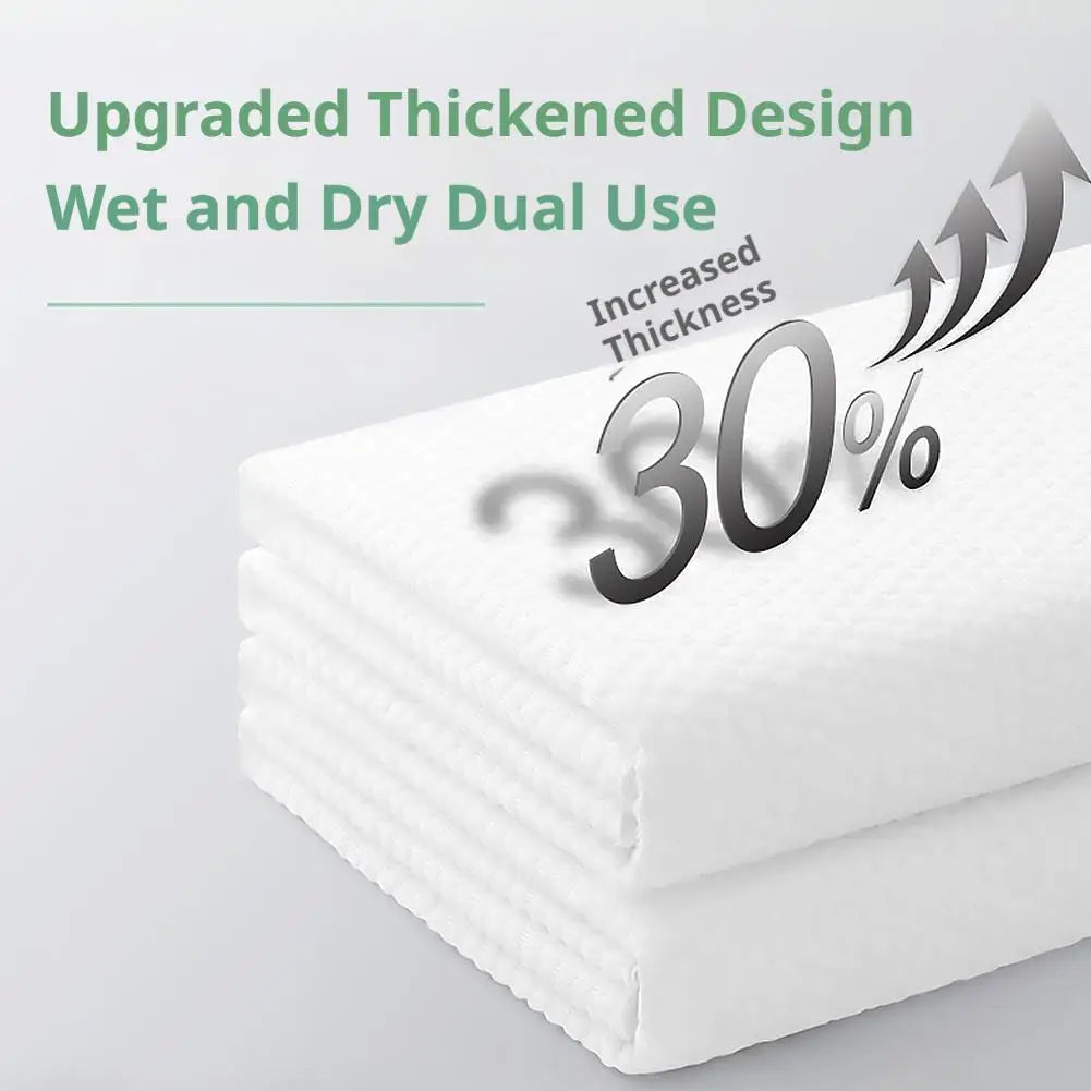 100% Cotton Disposable Face Towels – Soft Dry Wipes 100ct
