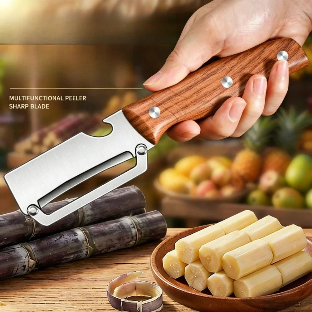 CMGF Stainless Steel Multi-Function Peeler & Fruit Knife
