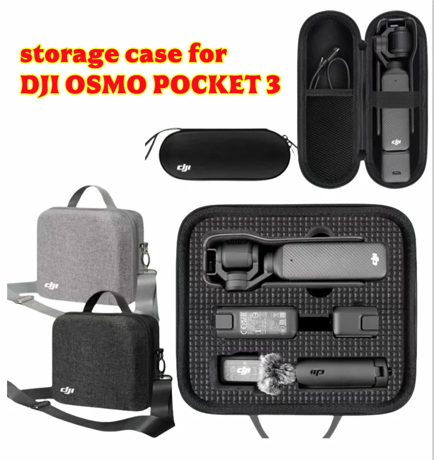 DJI Osmo Pocket 3 Hard Carry Case – Protective Storage Bag