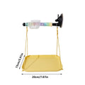 Bird Perch Stand Suction Cup Grinding Stick Window Toy Parakeet