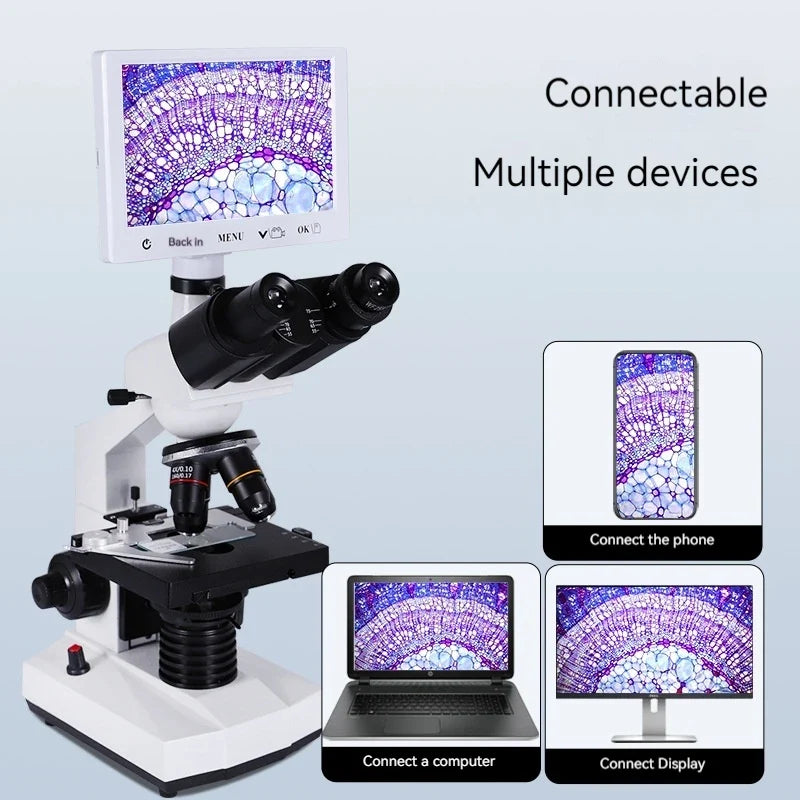 Binocular Stereo Microscope with LED Light – Lab & Inspection