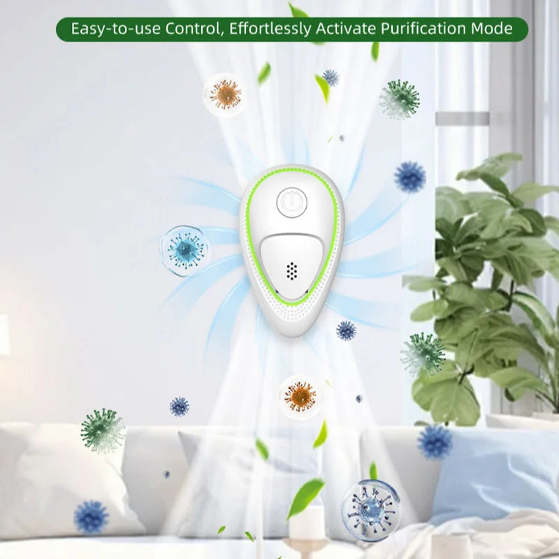 Mini Negative Ion Air Purifier – Quiet Ionizer & Odor Eliminator