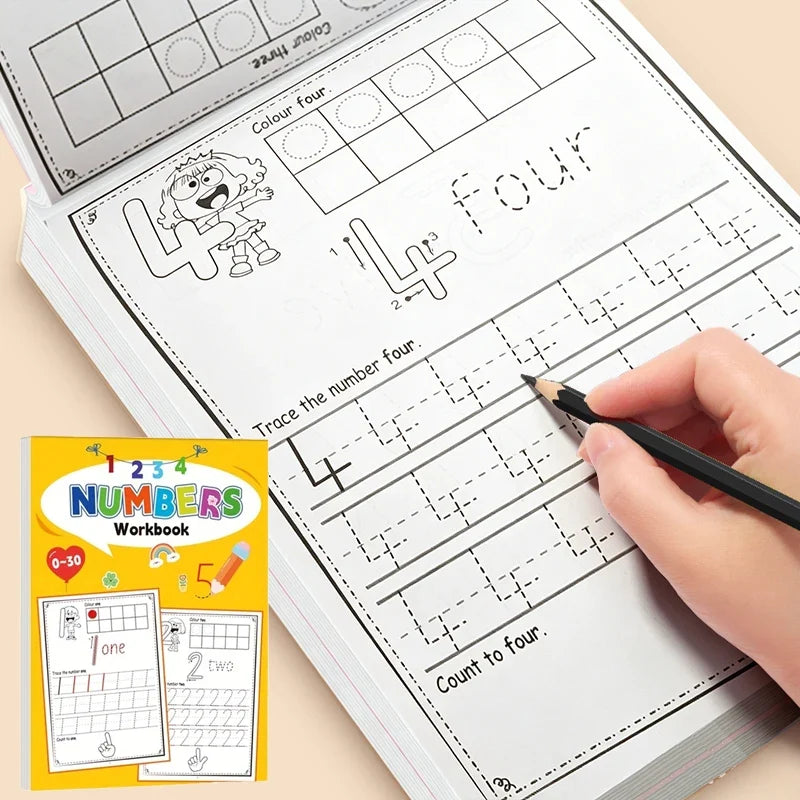 0-30 Digital Specialized Workbook Focusing Practice Correct Writing