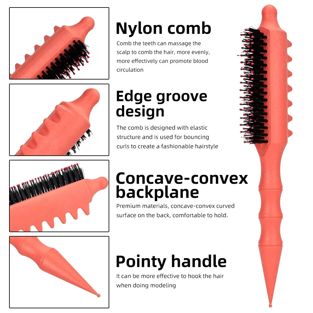 Multi-Row Teasing Tail Comb for Voluminous Updos & Curls