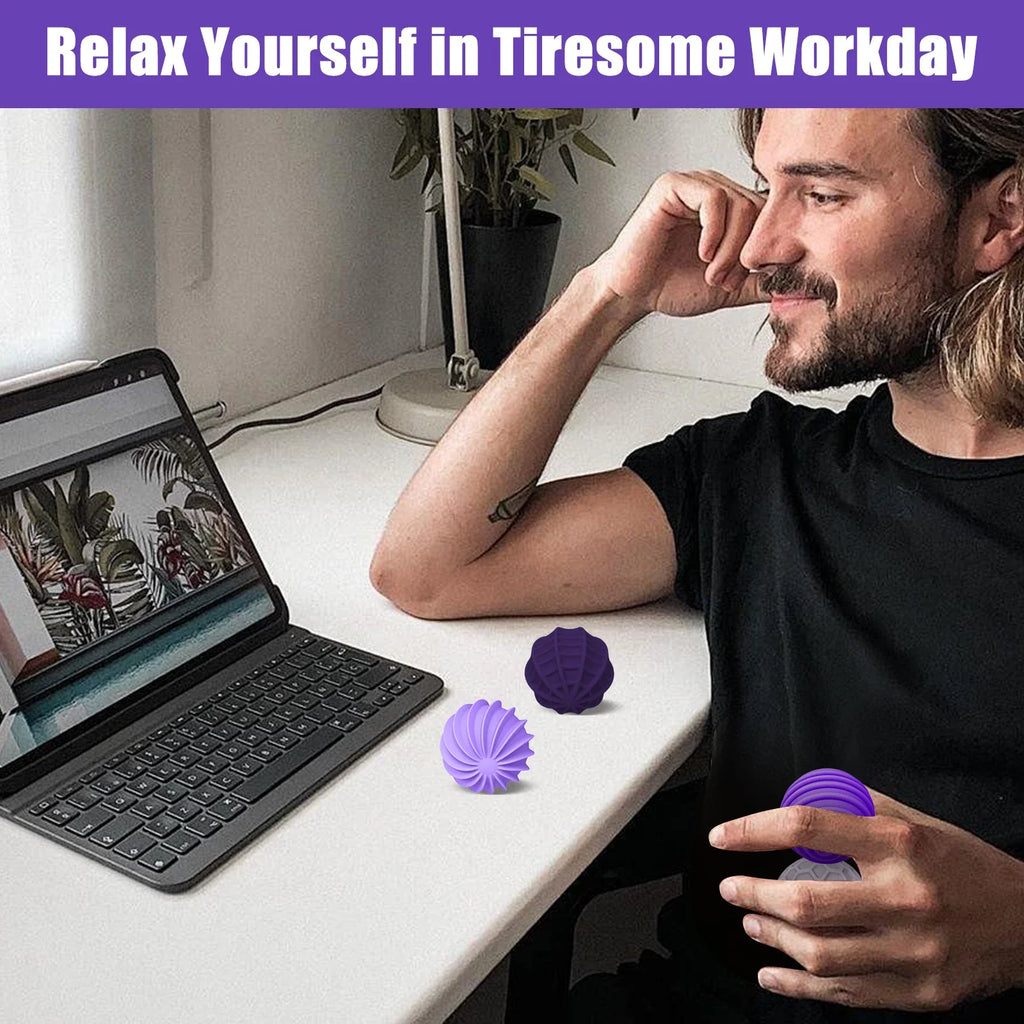 Magnetic Sensory Fidget Balls Silicone Stress Relief Toys Adults