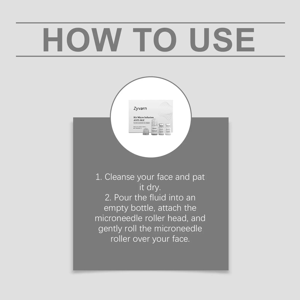 0.25mm Microneedle Facial Serum Set | Deep Hydration & Repair