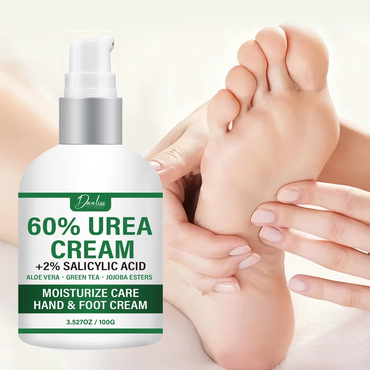 60% Urea Hand & Foot Cream | Salicylic Acid, Aloe Vera 100g