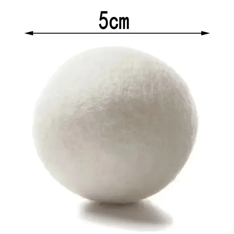 30-Pack Wool Dryer Balls – Natural Reusable Fabric Softener