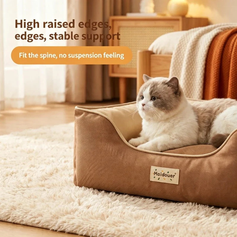 KEMORELA All-Season Pet Bed for Cats & Dogs | Cozy Mat