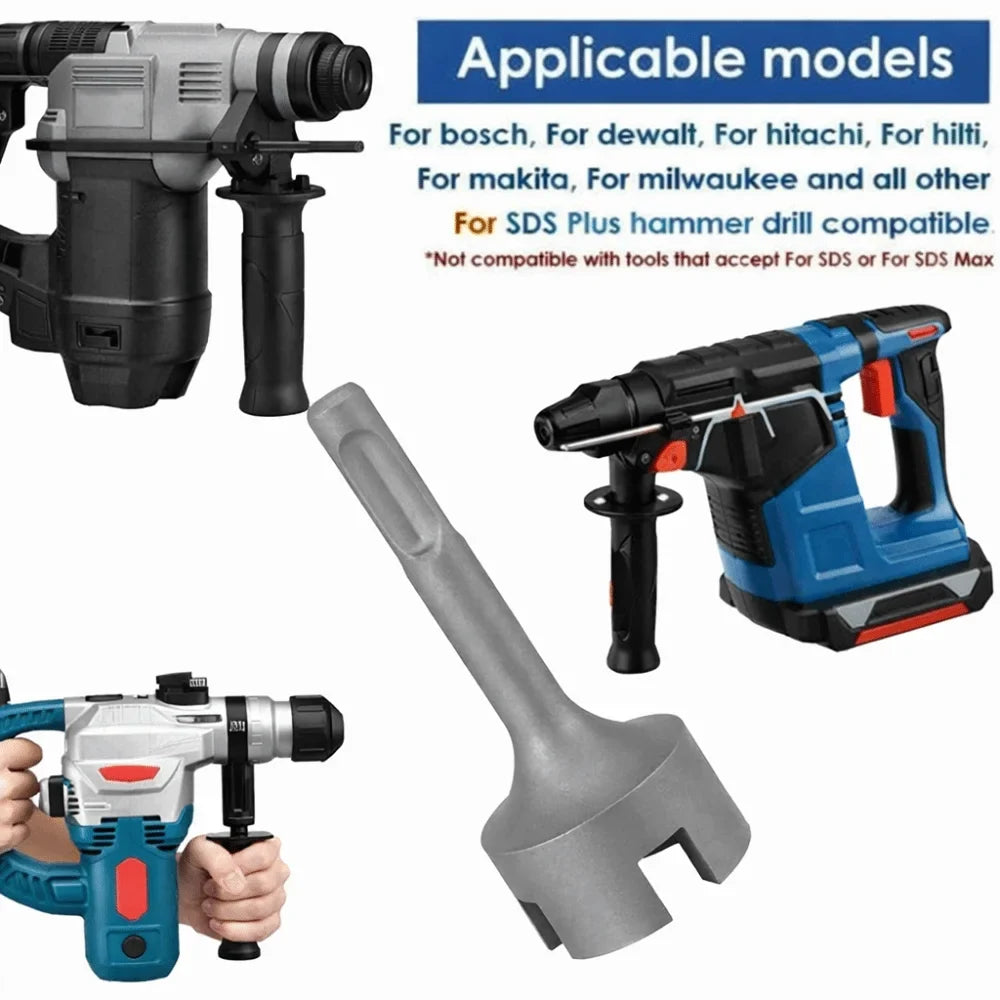Heavy Duty Steel Ground Rod Driver Bit | Electric Hammer Head