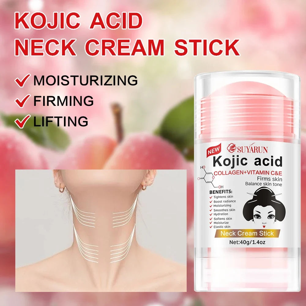 SUYARUN Kojic Acid Neck Cream Stick – Deep Moisturizing