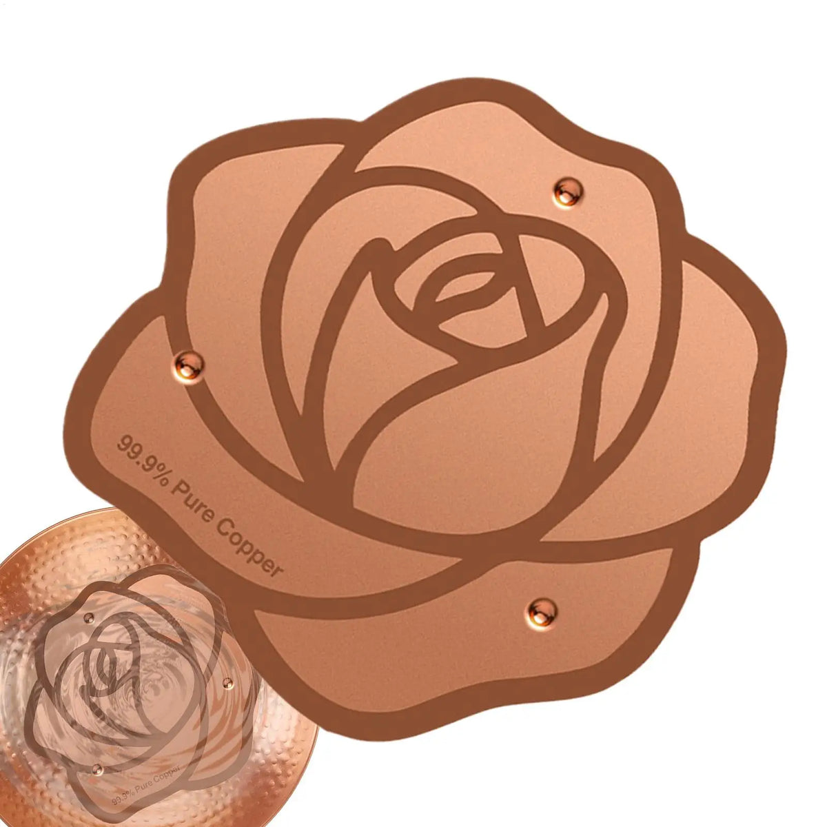 Copper Bird Bath Purification Disc | Triple-Point Support
