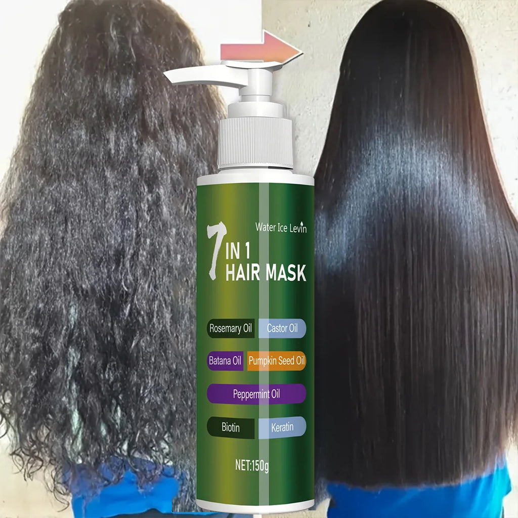 7-in-1 Hair Mask with Rosemary Oil, Castor Oil & Biotin