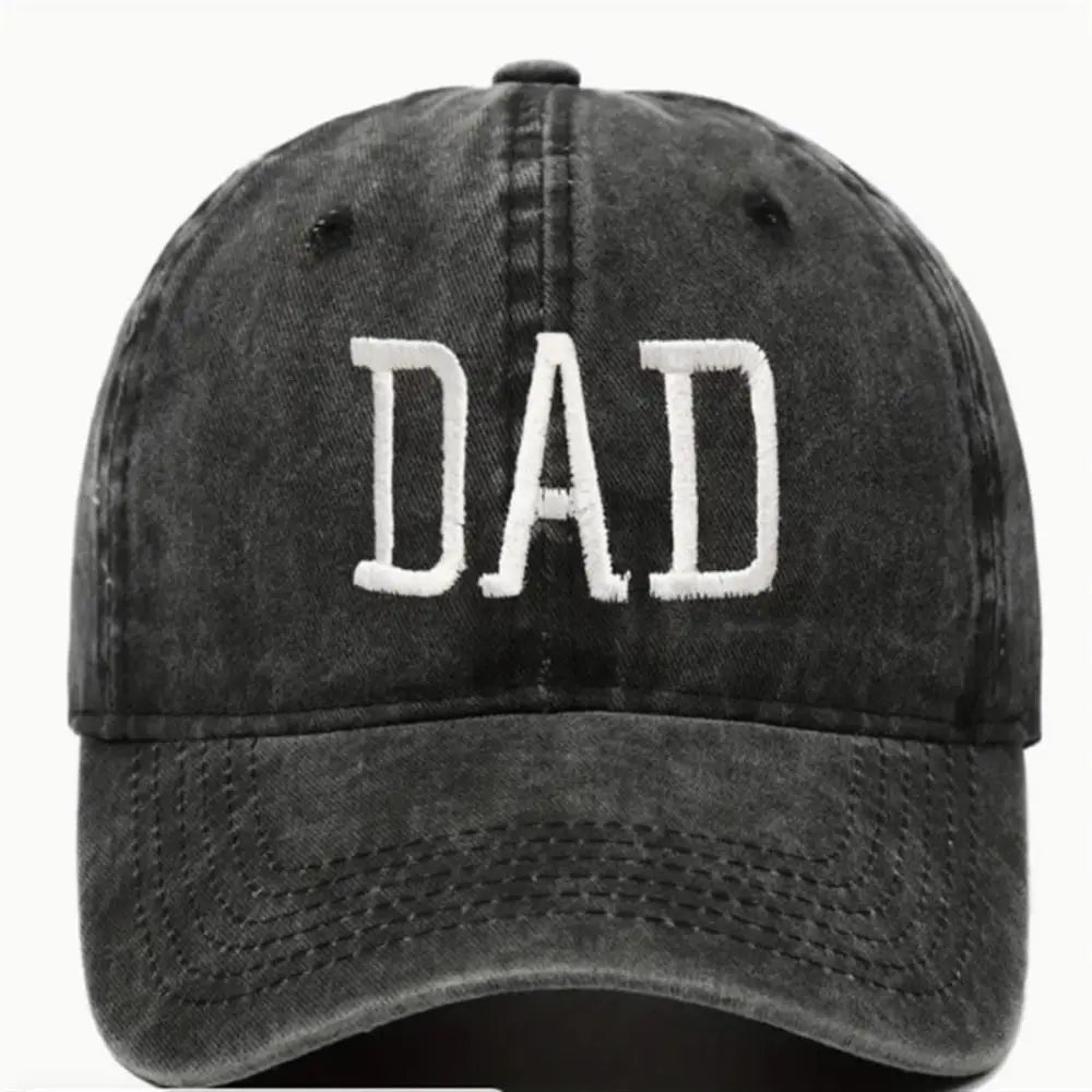 DAD MOM Embroidery Cotton Baseball Cap – Unisex Snapback Hat
