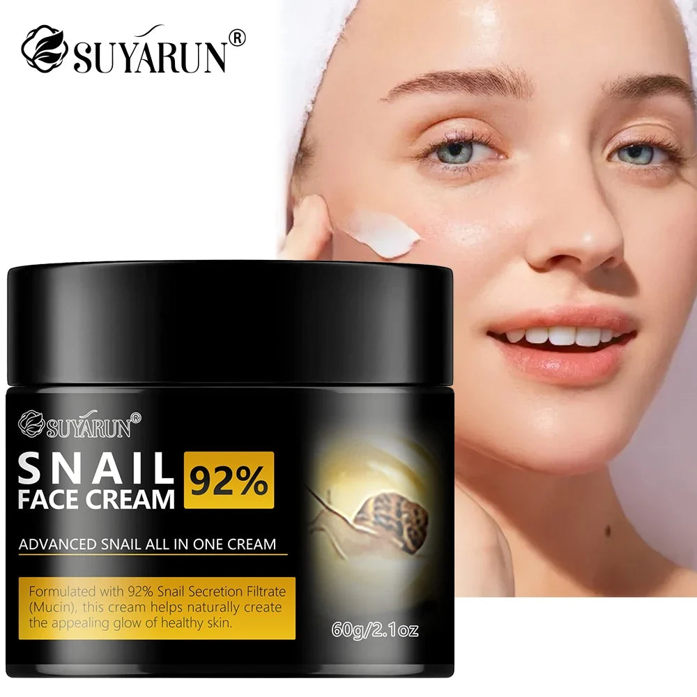 SUYARUN Snail Cream – 24H Hydrating Anti-Aging Moisturizer