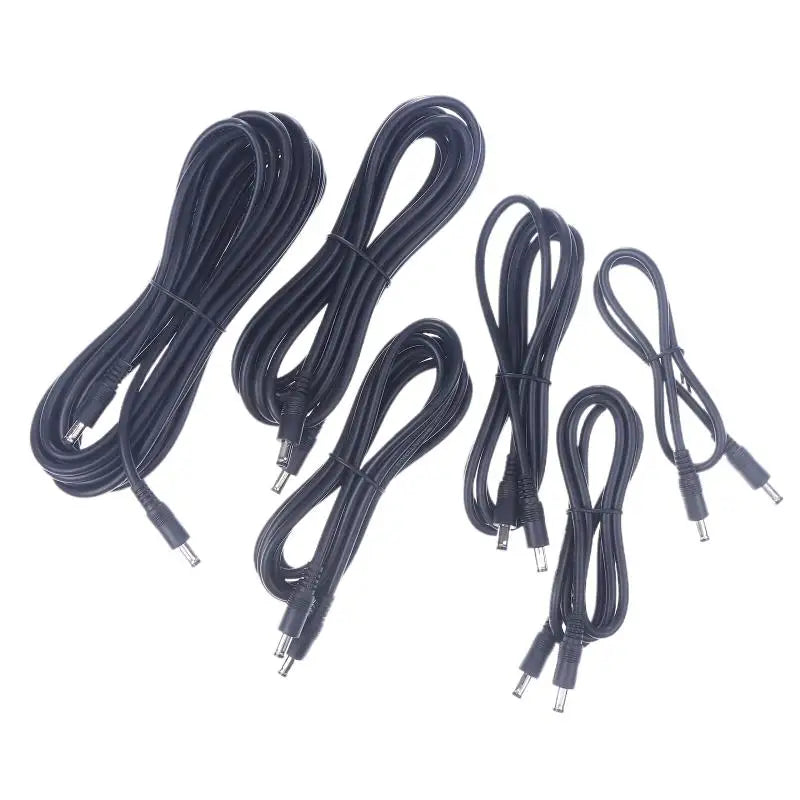 DC5521 Male to Male Power Cable 18AWG – LED & Speaker Adapter