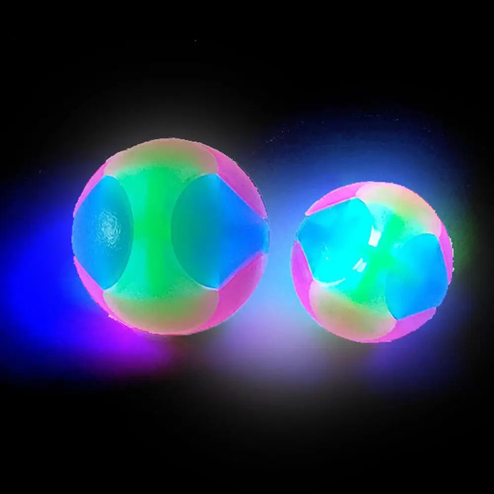 LED Flashing Ball Toy for Dogs & Cats | Glowing TPR Bounce Ball