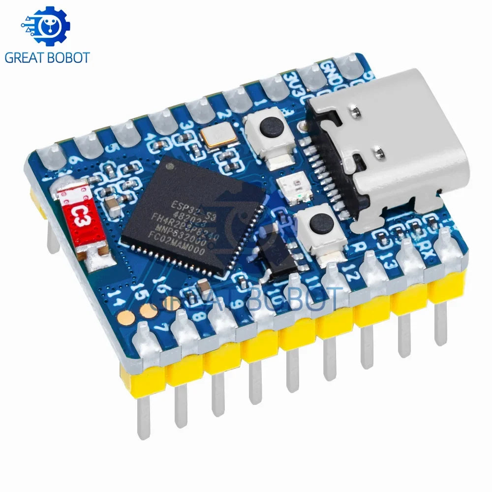 ESP32-S3-Zero Mini Dev Board – WiFi & Bluetooth for Arduino