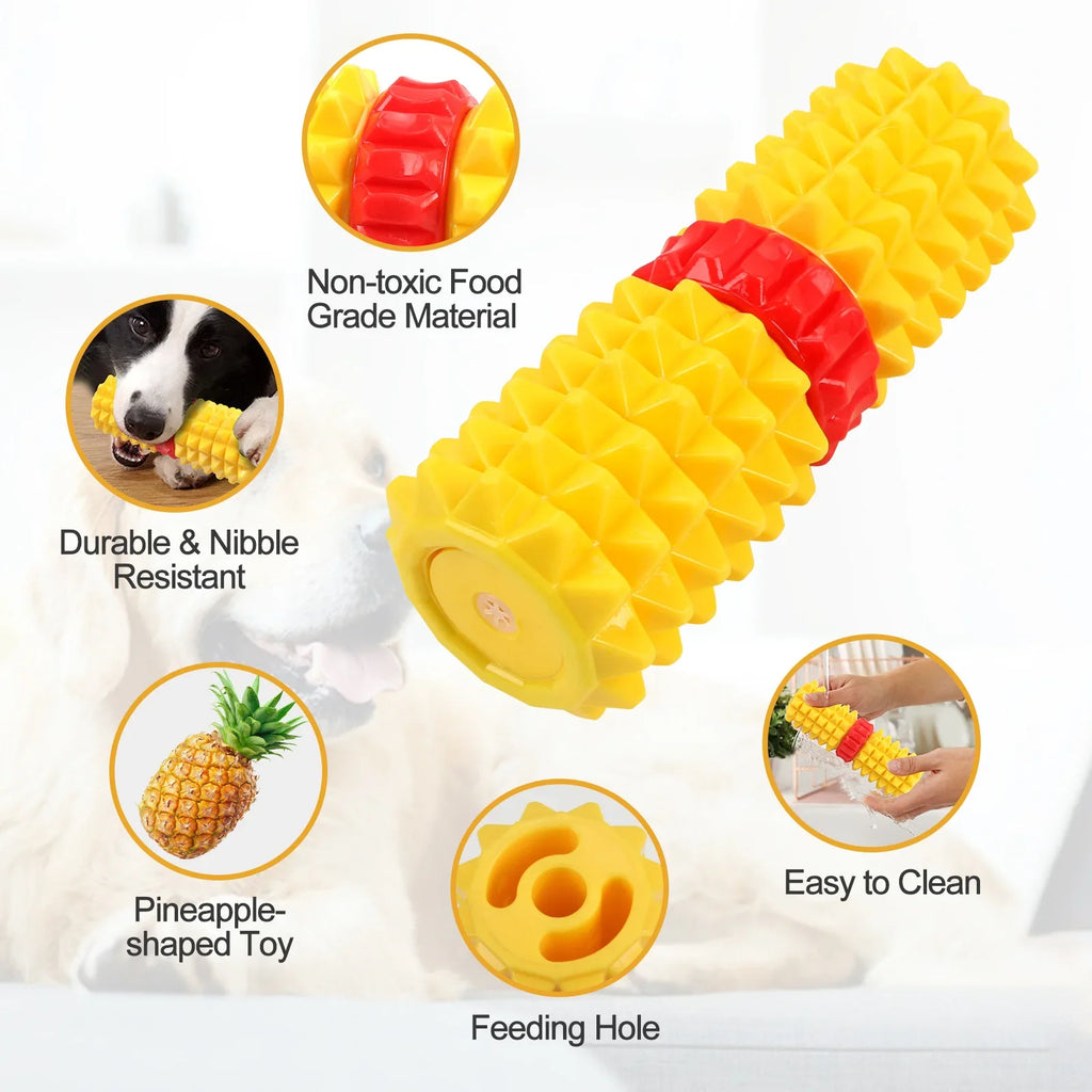 Tpr Dog Toy Highly Durable Realistic Sound-making Corn Bite Teething