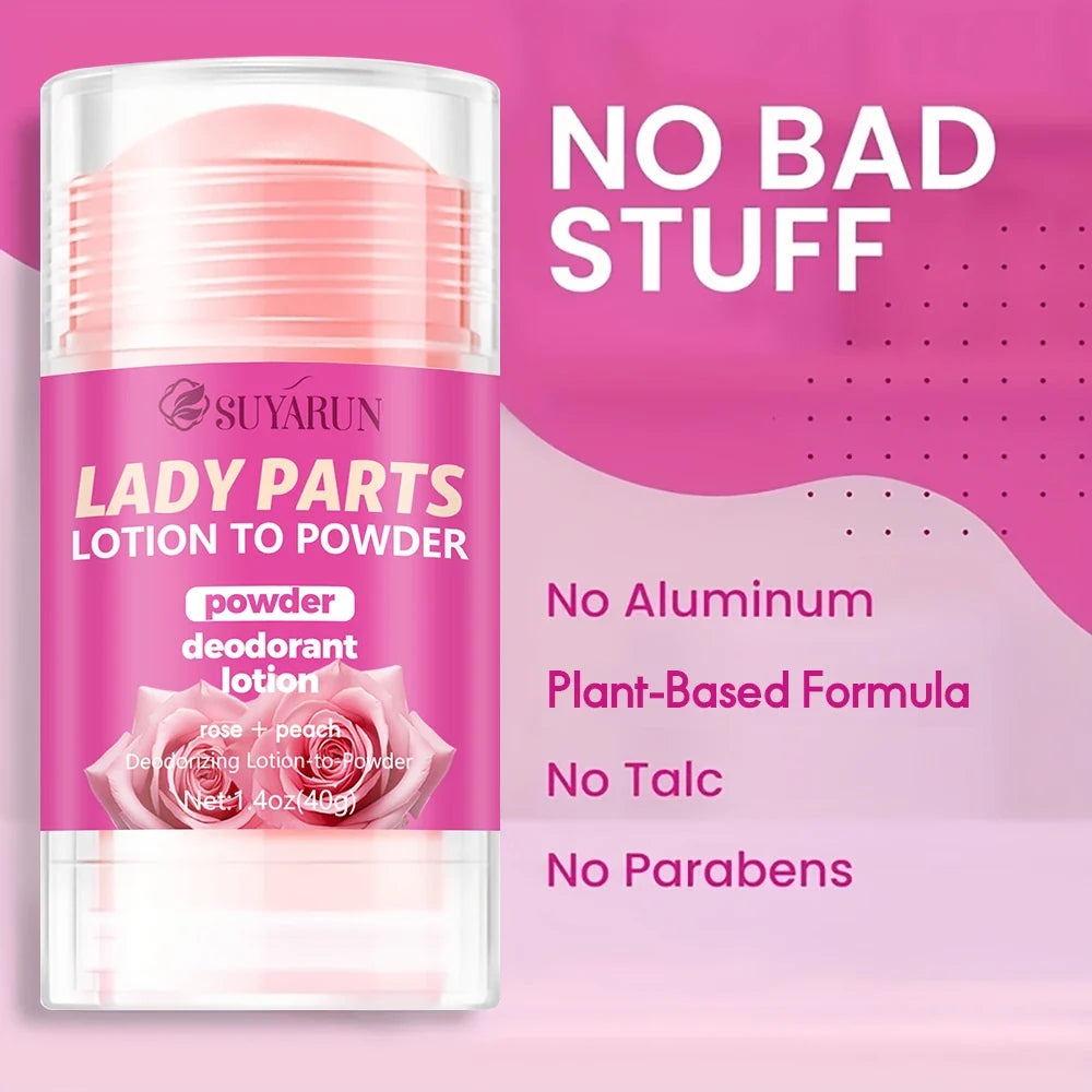 SUYARUN Rose Deodorant Cream for Women – Anti-Sweat & Moisturizing