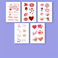 Temporary Tattoo Stickers – 40 Designs, Valentine's & Weddings