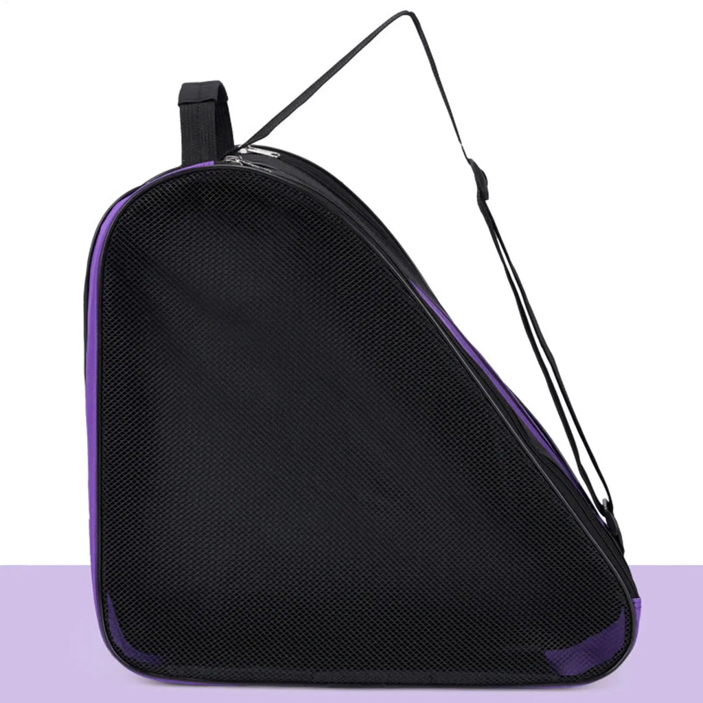Triangle Skate Bag – Multi-Pocket Roller & Figure Skate Carry Bag