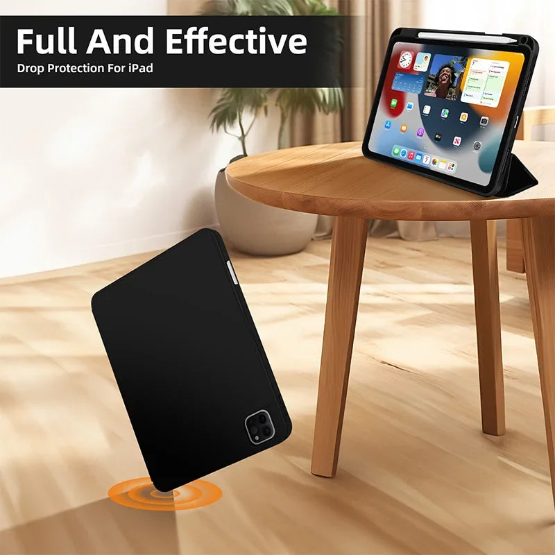 iPad Case with Pencil Holder – iPad A16, Air, Pro, Mini