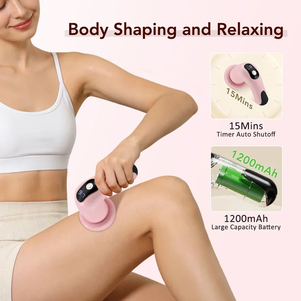 Cordless Body Massage Massager – 6 Levels & 5 Heads