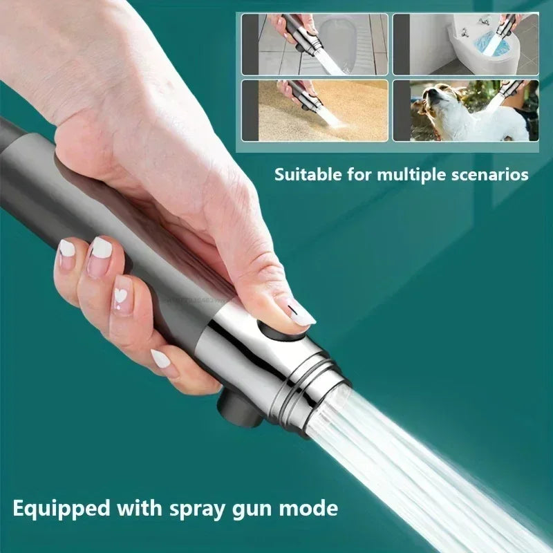 High Pressure Filtered Shower Head – 3-Mode & Water Stop Button