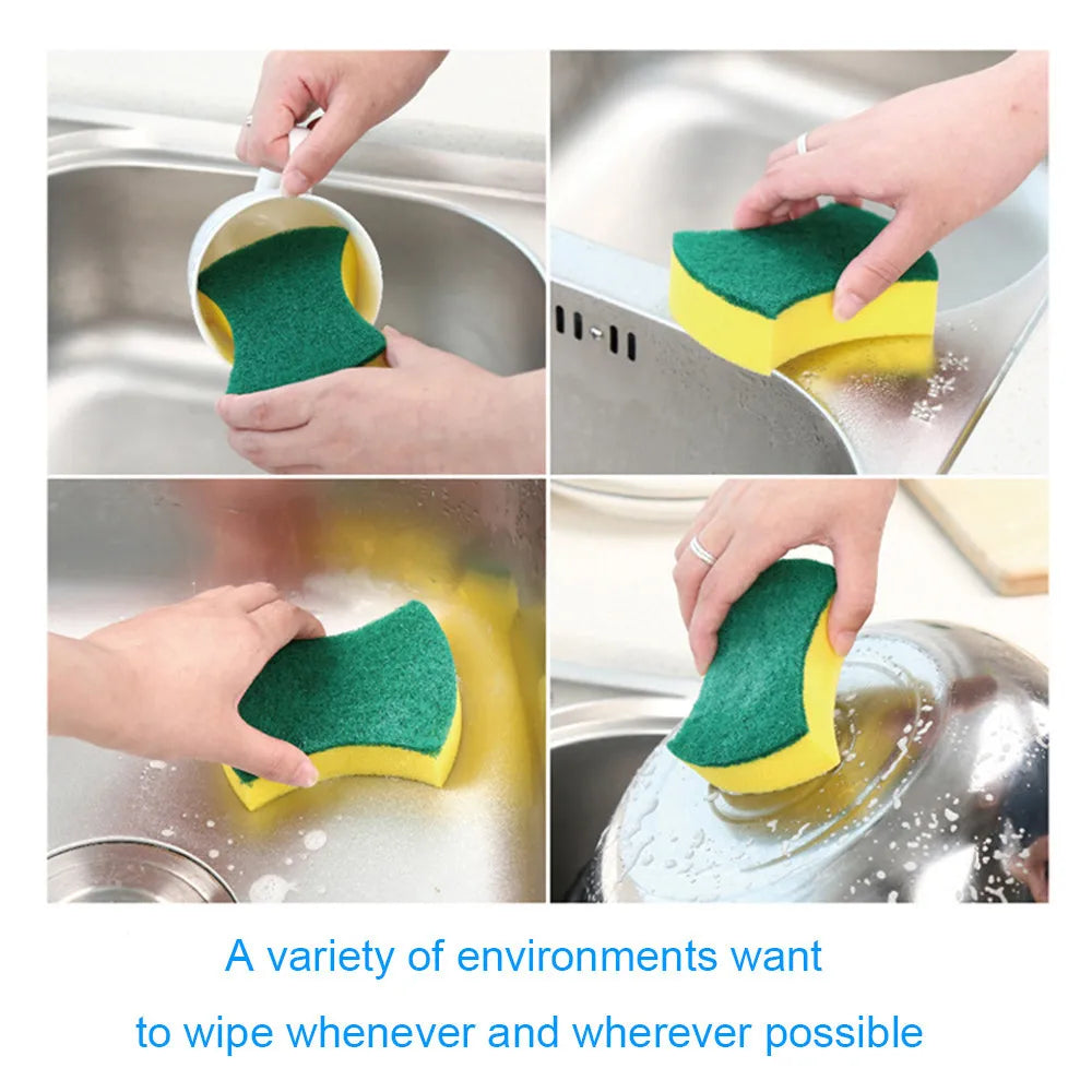 Kitchen Nano Scrub Sponges 20/30pc Double-Sided Cleaning Kit