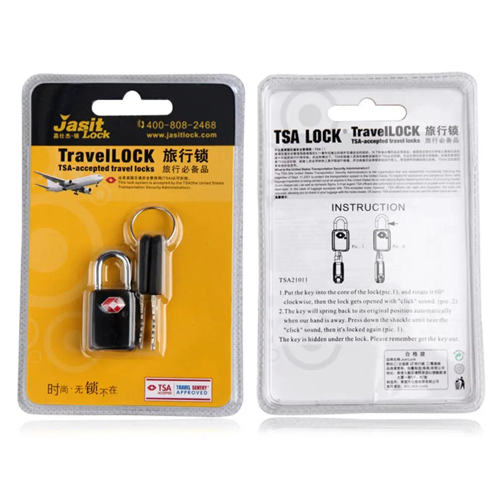 Portable Customs Lock TSA Locks Travel Luggage Suitcase Anti-theft