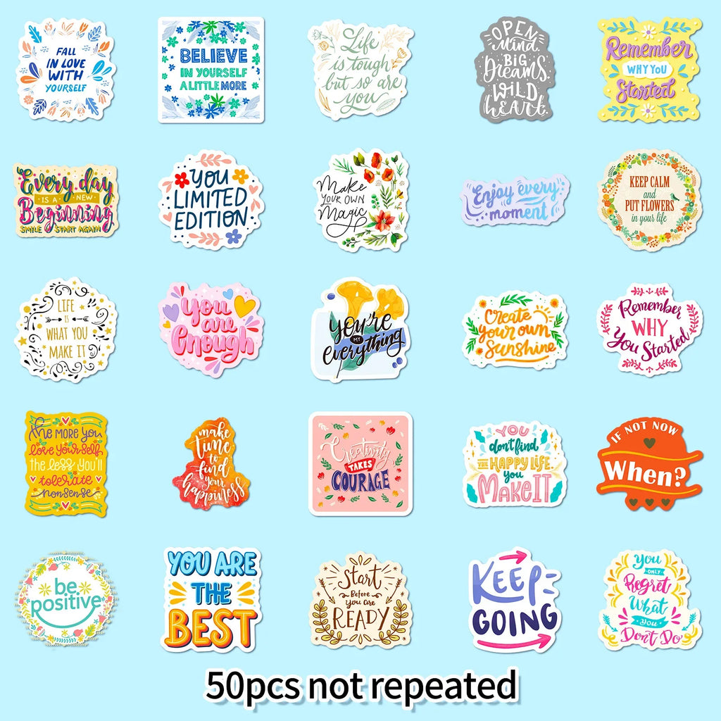 Inspirational Sticker Stickers Affirmation Positive Journaling