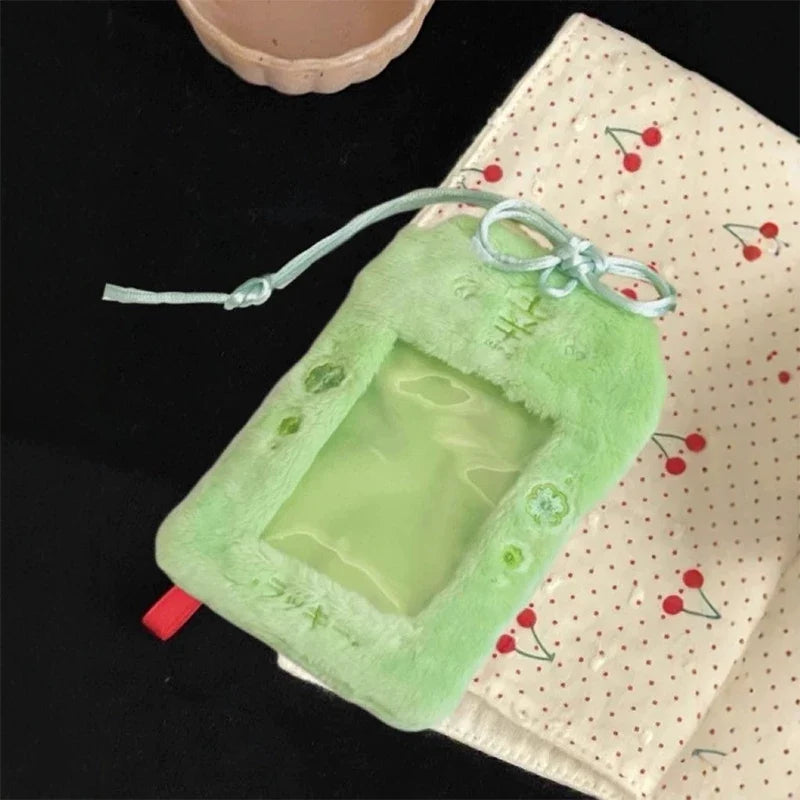 Cherry Blossom Card Holder – Cute Floral ID & Bus Card Sleeve