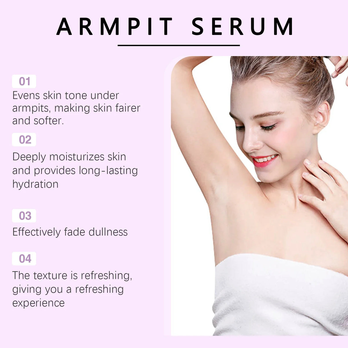 OUHOE Underarm Brightening Serum Roll-On | 10ml Moisturizer