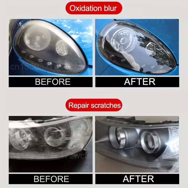 Car Headlight Restoration Kit – Polishing & Cleaning Paste