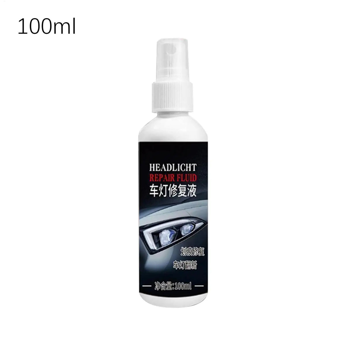 Car Headlight Lens Restorer & Cleaner – 100ml Polish Fluid