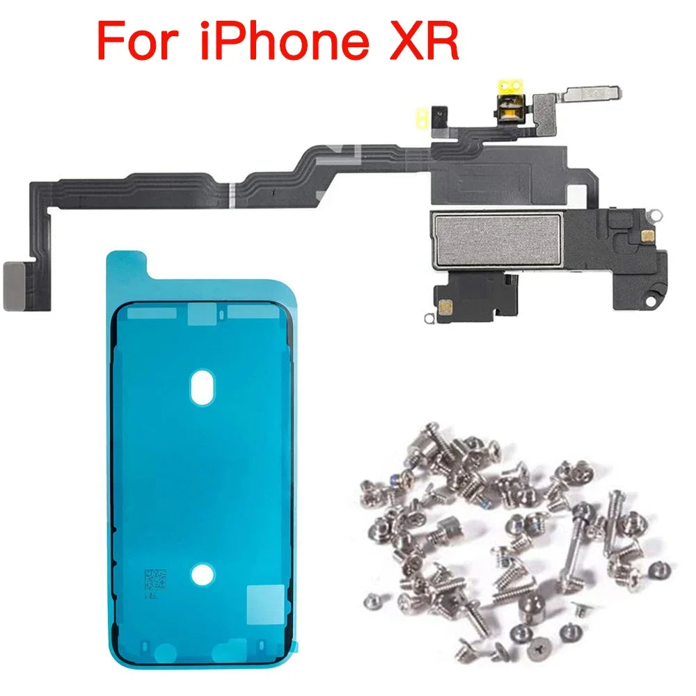 iPhone Earpiece Speaker Flex + Waterproof Sticker & Screws Kit