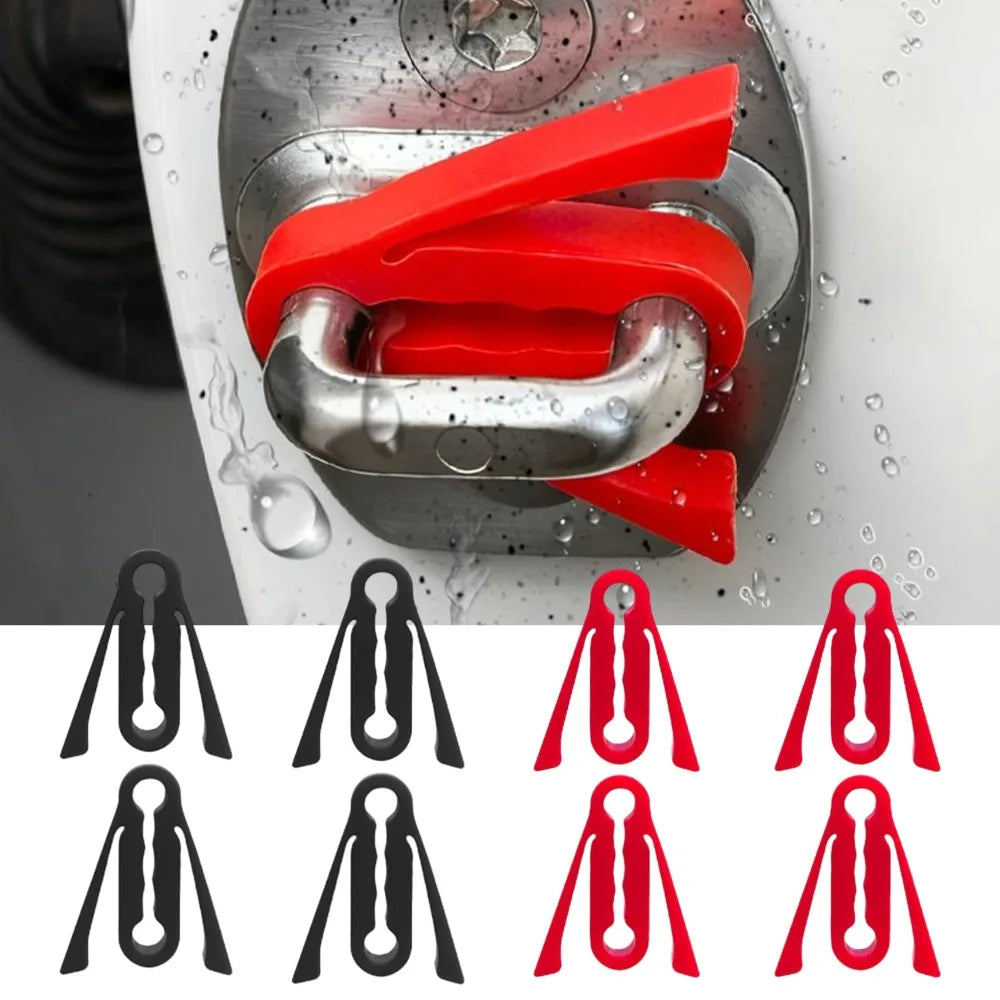 Universal Car Door Lock Damping Silicone Cover Cushioning Pad Noise