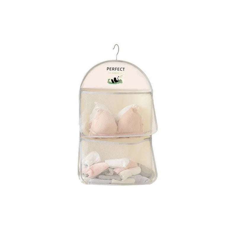 Wall Hanging Mesh Storage Bag – Wardrobe & Closet Organizer