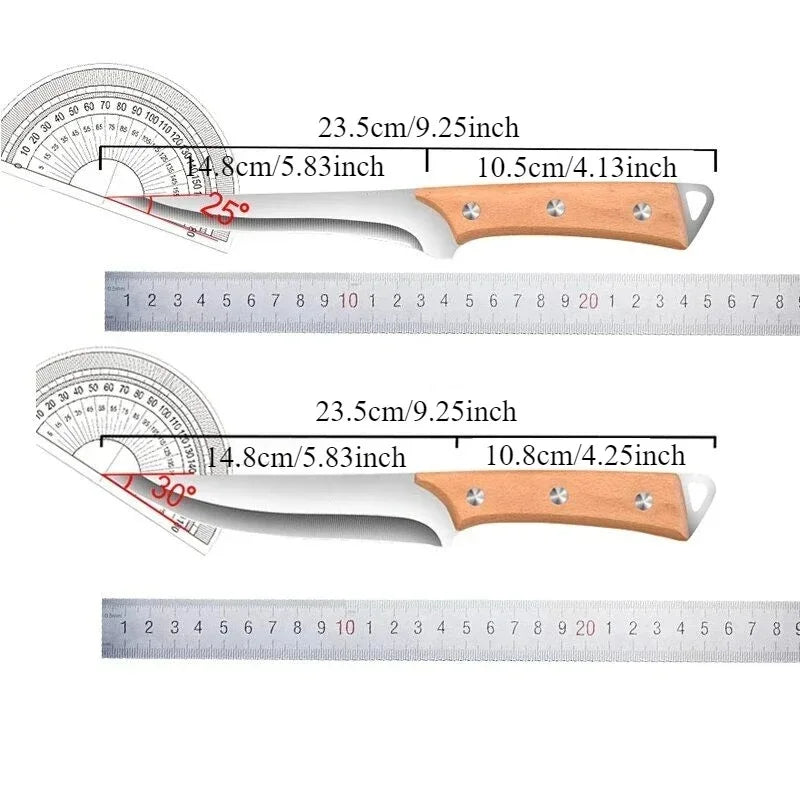 SHENJIU Stainless Steel Fillet & Boning Knife – Wood Handle