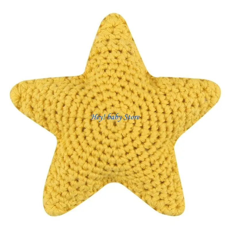 Crochet Star Pacifier Clip Teething Toy | Baby DIY Bead Gift