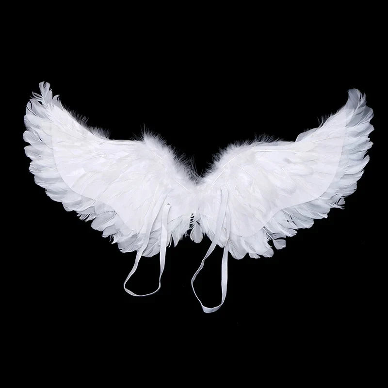 Kids White Angel Feather Wings – Swallow Costume for Halloween