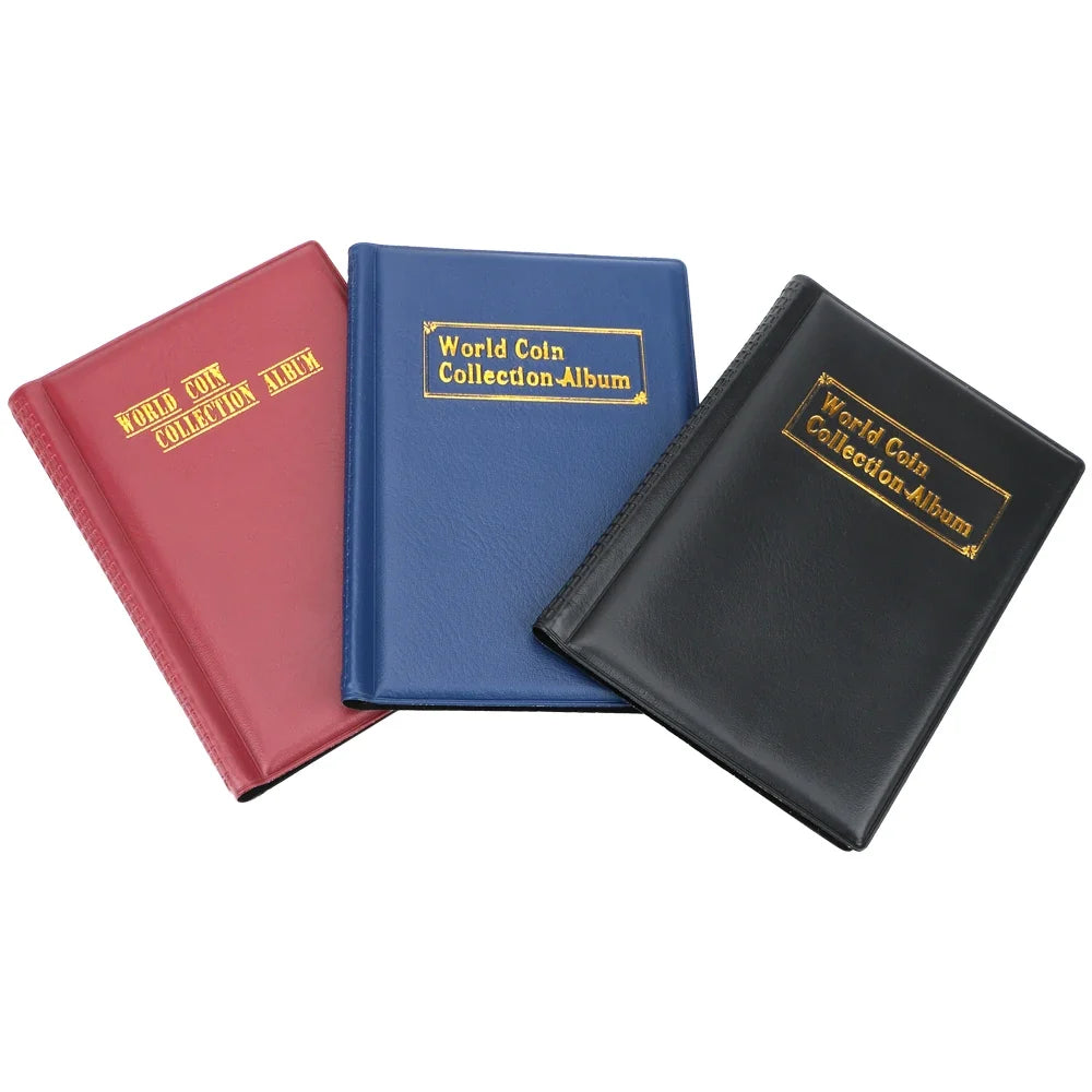 120-Pocket Coin Collection Album – PVC Collector Book
