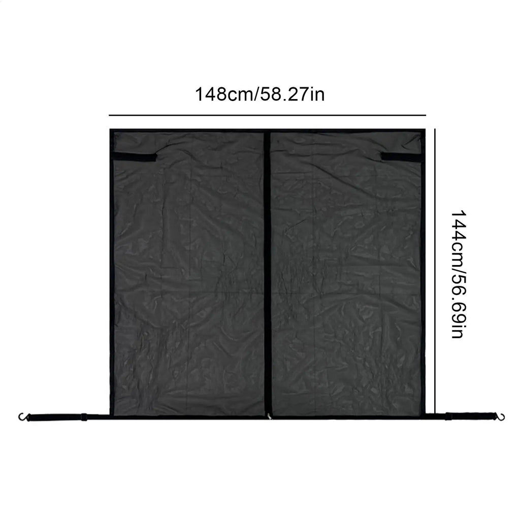 SUV Tailgate Mesh Screen – Magnetic UV Fly Screen 58x57 Inch