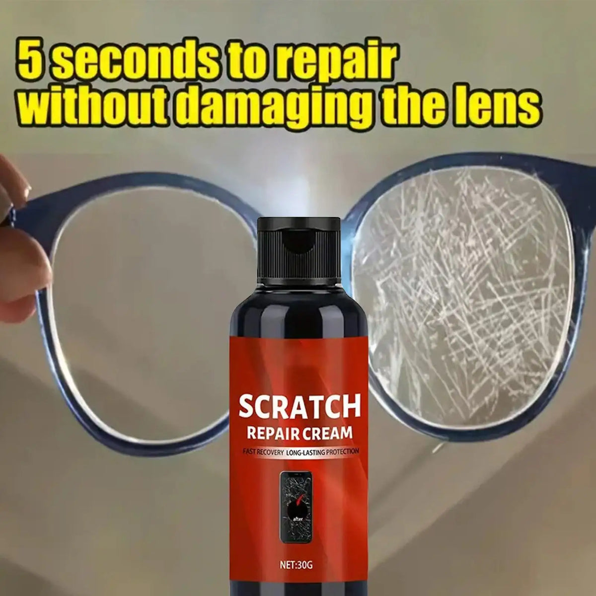 Glass Scratch Remover Polishing Cream | Screen Repair Kit
