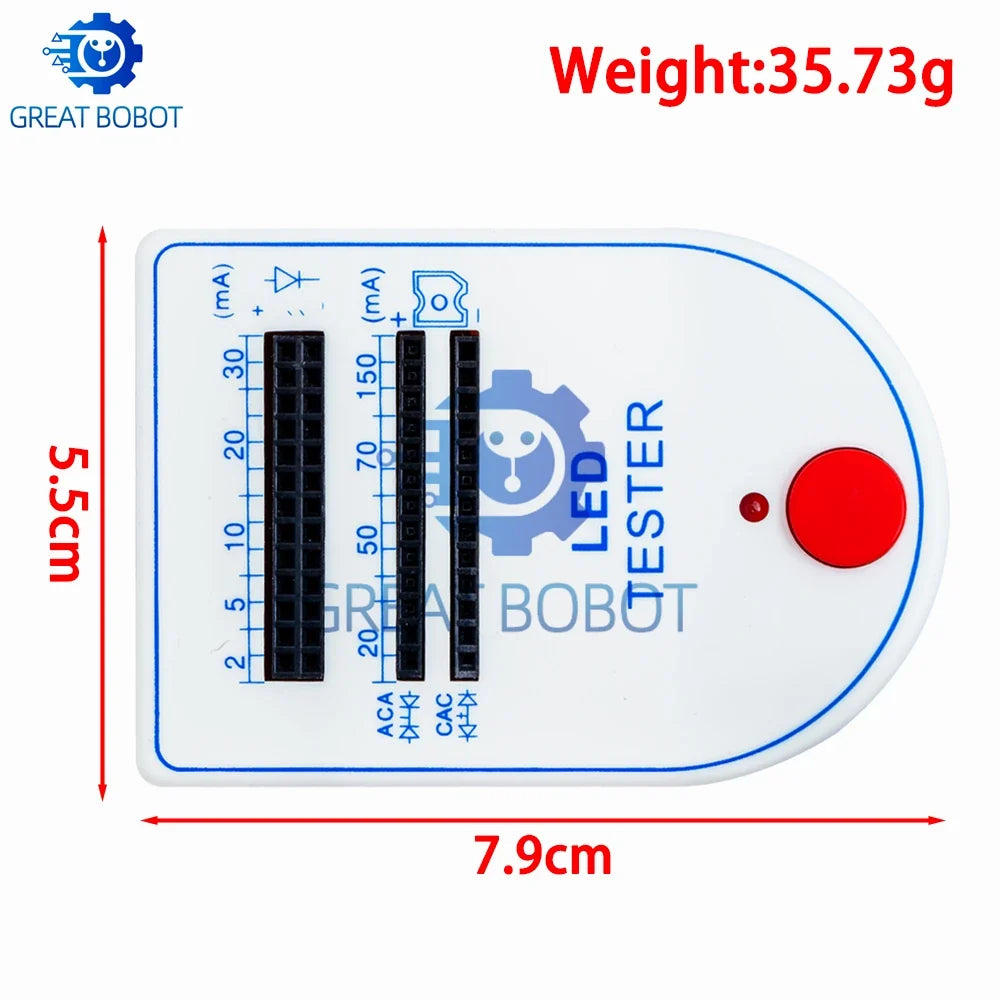 Mini LED Tester Box 2–150mA | LED Bulb & Diode Tester Device